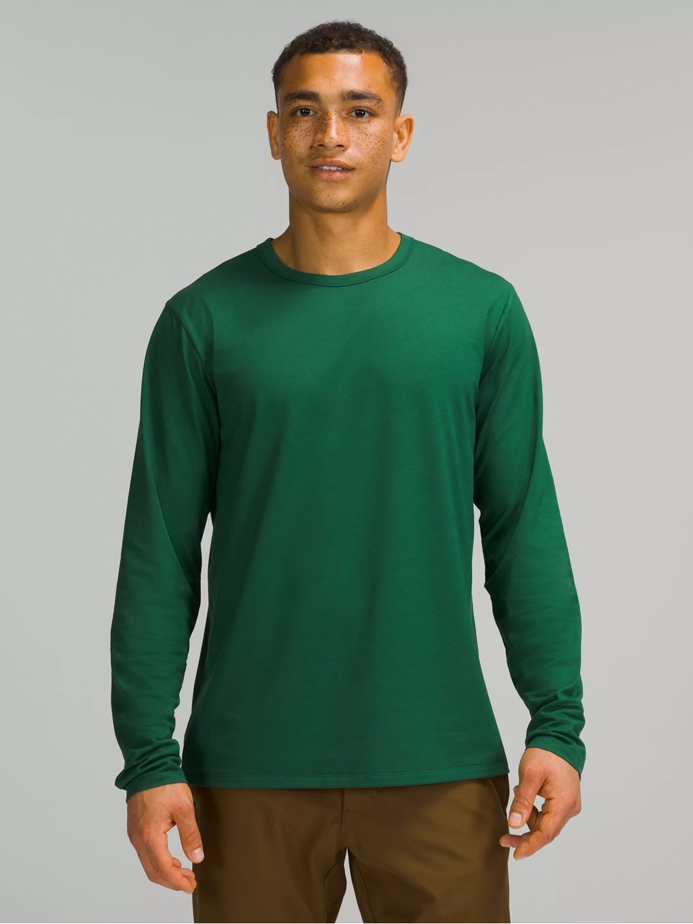 lululemon athletica Men's Long-Sleeve fundamental tee - Forest Green
